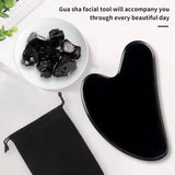 Obsidian Gua Sha Facial Massage Tool
