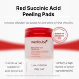 Red Succinic Acid Peeling Pad