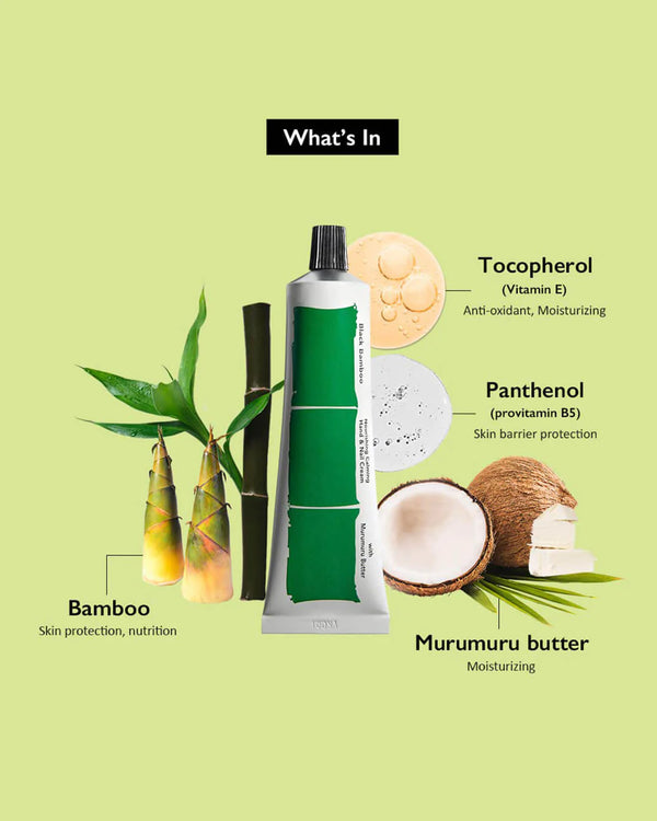 Black Bamboo Nourishing Calming Hand & Nail Cream