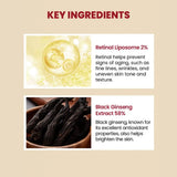 SEOUL 1988 Retinal Liposome 2% + Black Ginseng Serum