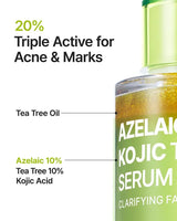Azelaic Acid 10 Kojic Tea Tree Clarifying Facial Serum 30ml